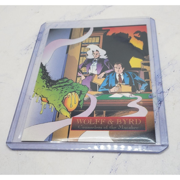 Topps 1993 Wolff & Byrd Counselors Of The Macabre Promo Card #0 - Picture 3 of 4